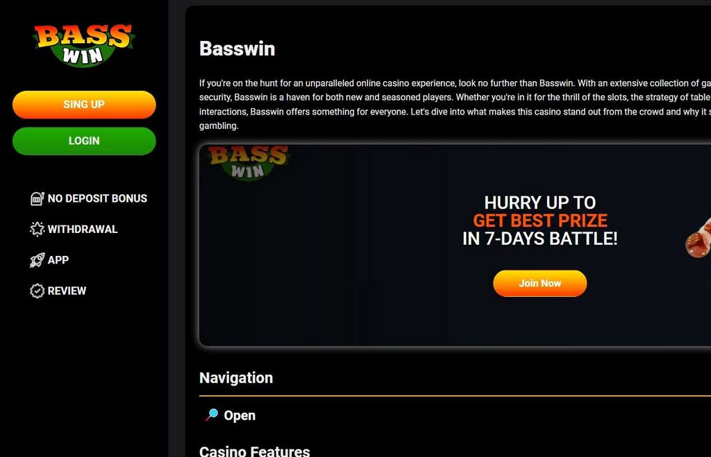 BassWin Gambling establishment
